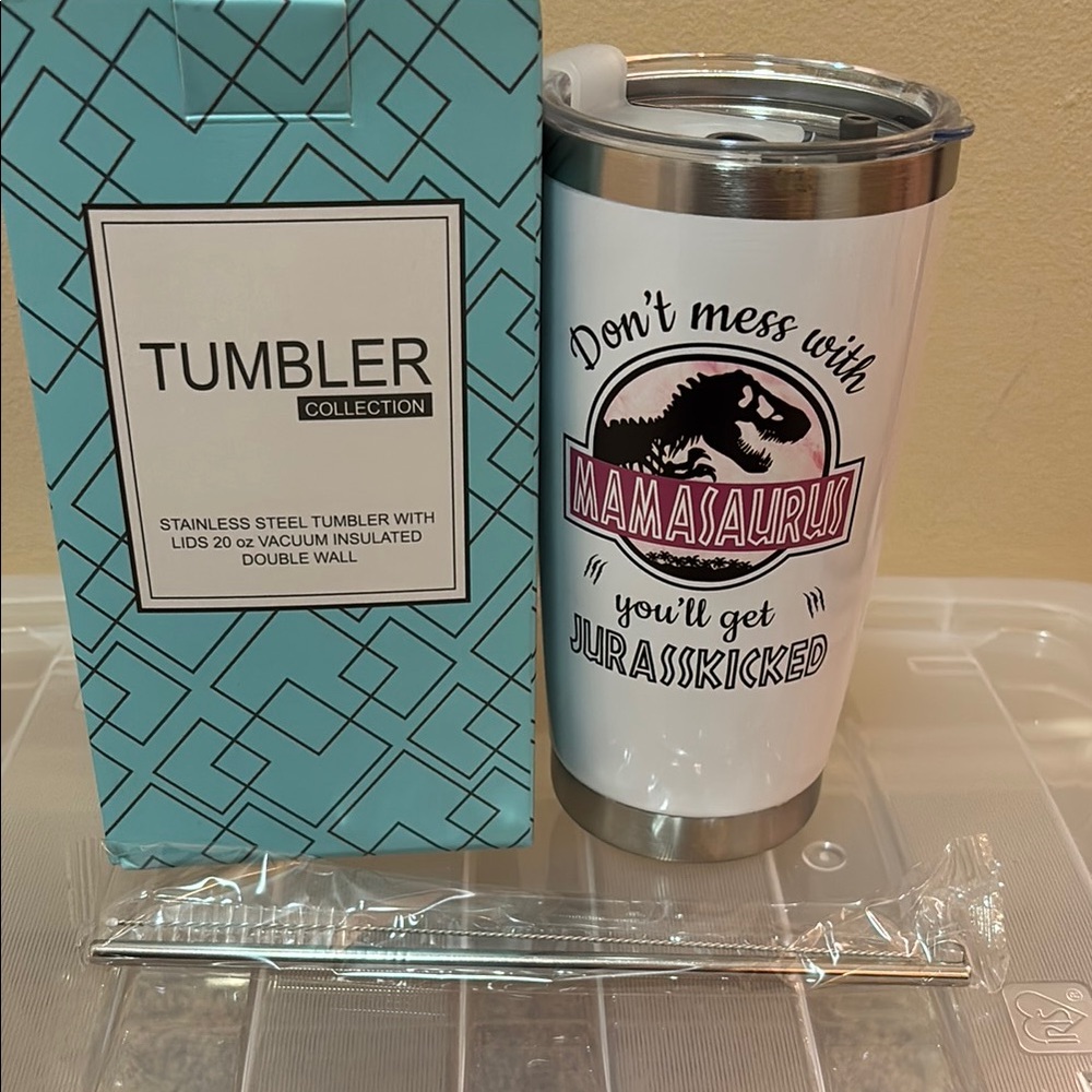 *3 for $15 item* Mamasaurus Stainless Steel Travel Tumbler